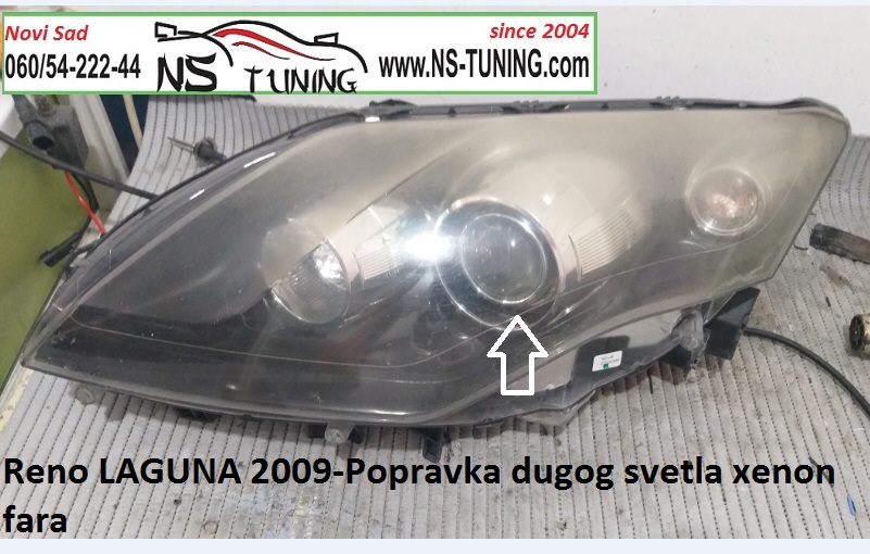 reno laguna  2008 2009 2010 2011 2012 2013 2014 godiste xenon far d1s sijalica 6g balast popravka dugo svetlo ns tuning novi sad